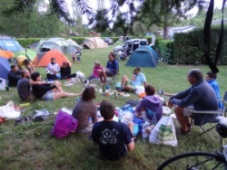 Pasta party a camping !